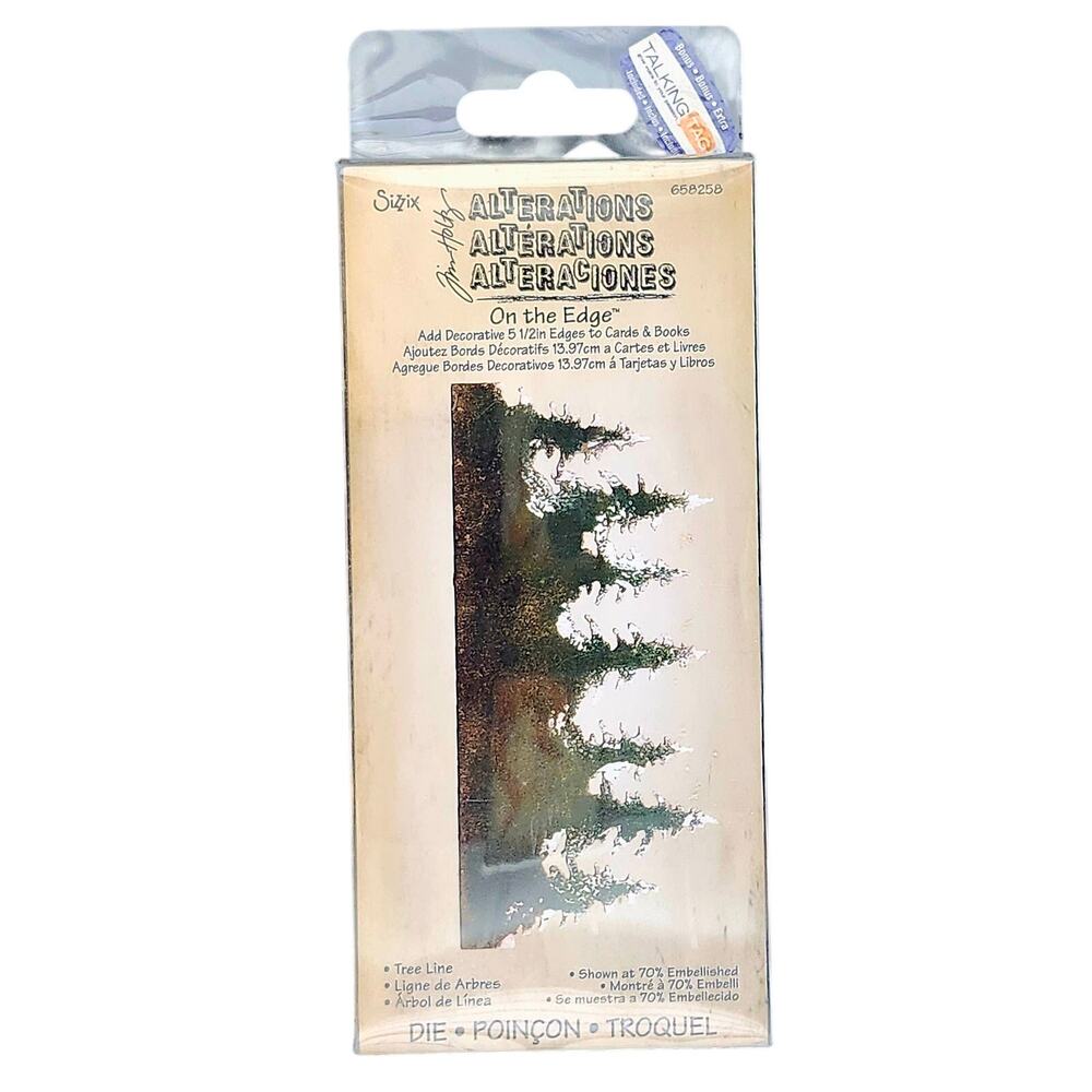 Tree Line - 658258 - Sizzix On the Edge Die by Tim Holtz